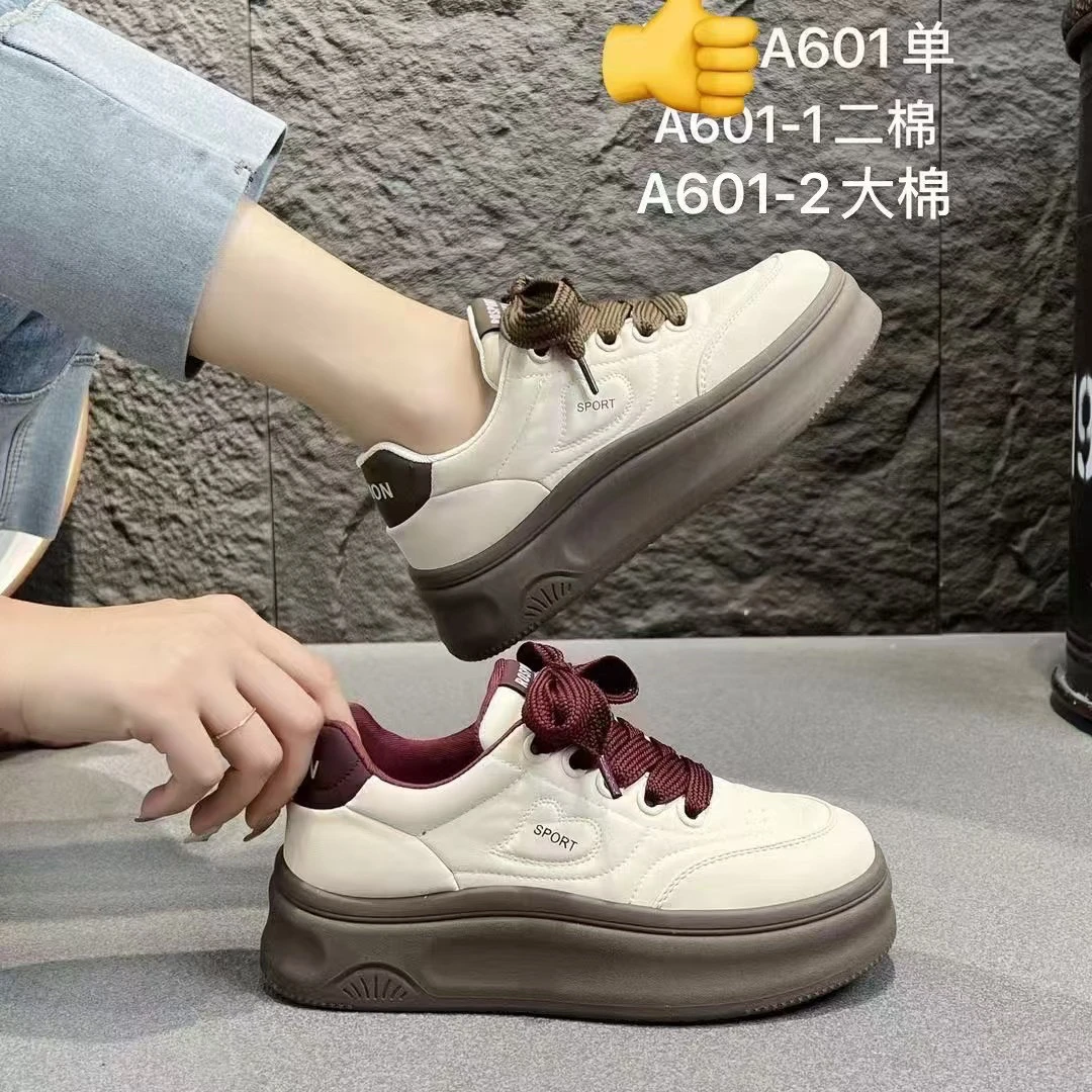 厚底学生鞋子运动鞋ins韩版春季休闲板鞋大棉女鞋时尚秋季