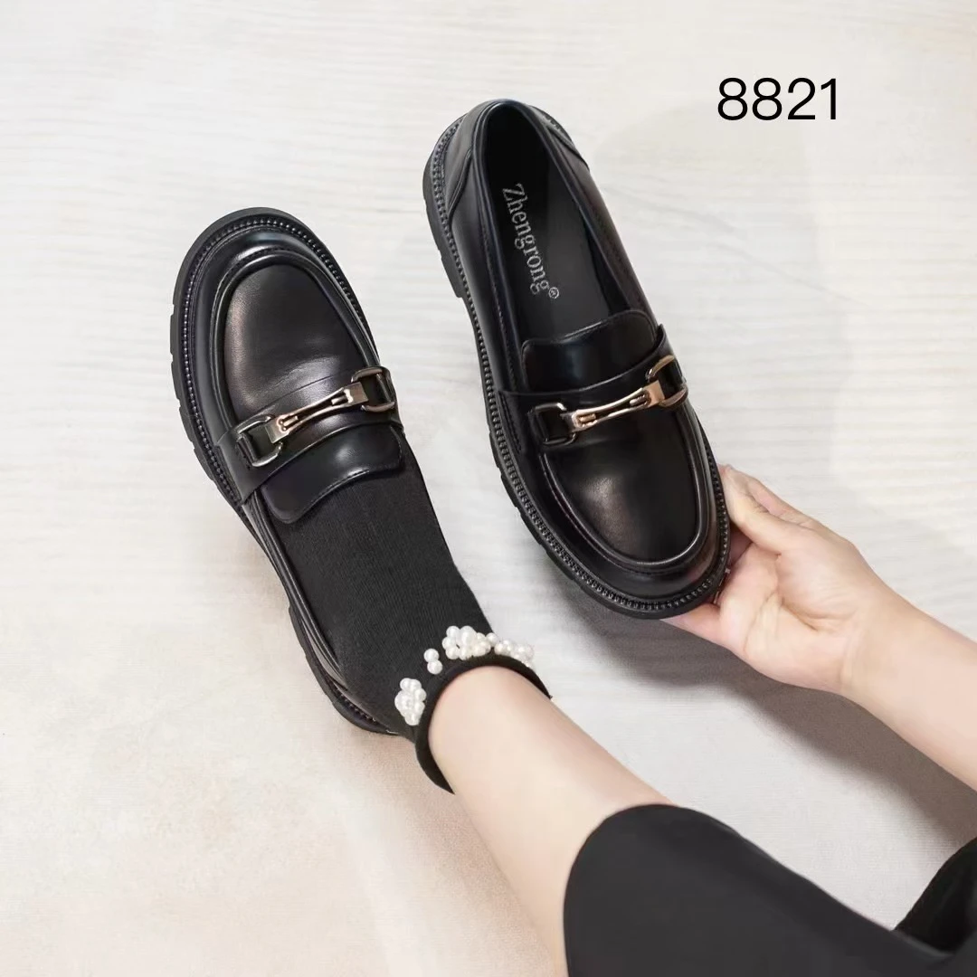 小可爱79乐福鞋女厚底圆头学院风百搭时尚复古单鞋