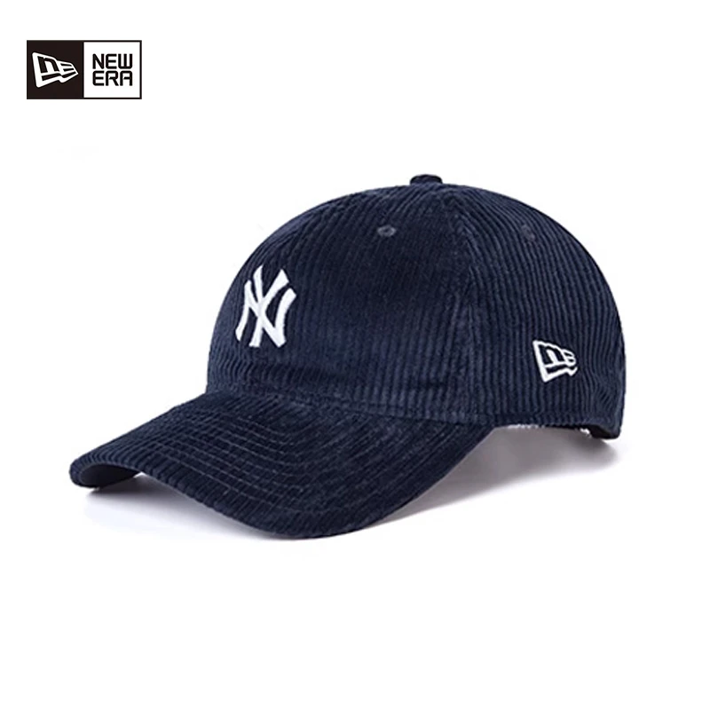 NEW ERA秋冬刺绣灯芯绒棒球帽潮男女情侣时尚百搭LA鸭舌帽潮流940