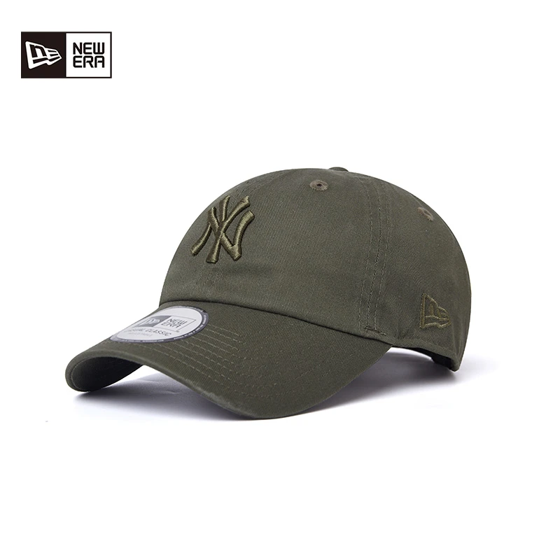 NEW ERA纽亦华春夏百搭棒球帽时尚休闲立体logo刺绣NY软顶