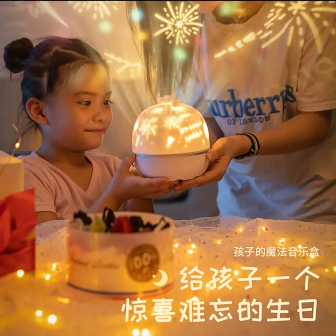 梦幻星空灯投影夜灯生日日礼物儿童卧室益智玩具台灯宝宝灯儿童房