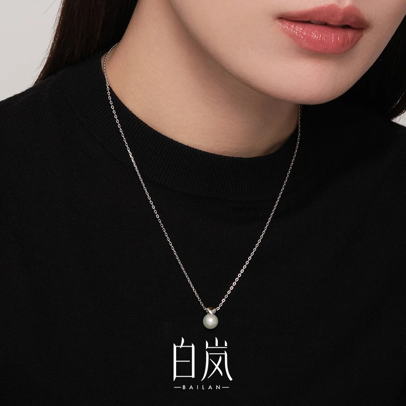 白岚小珍珠项链女小众2025年新款小众百搭简约轻奢气质潮XL3602