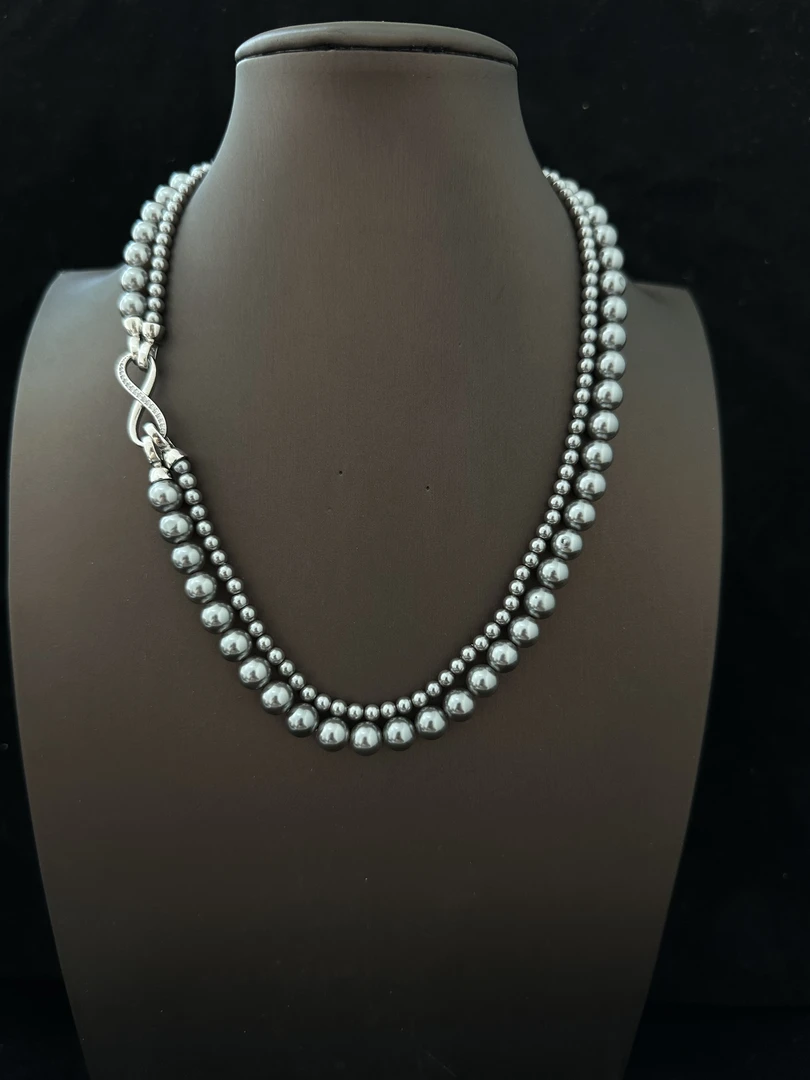 铜合金仿珍珠项链 QXL0142高奢项链