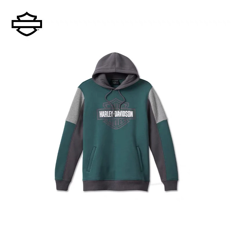 哈雷戴维森套头卫衣绿96513-23