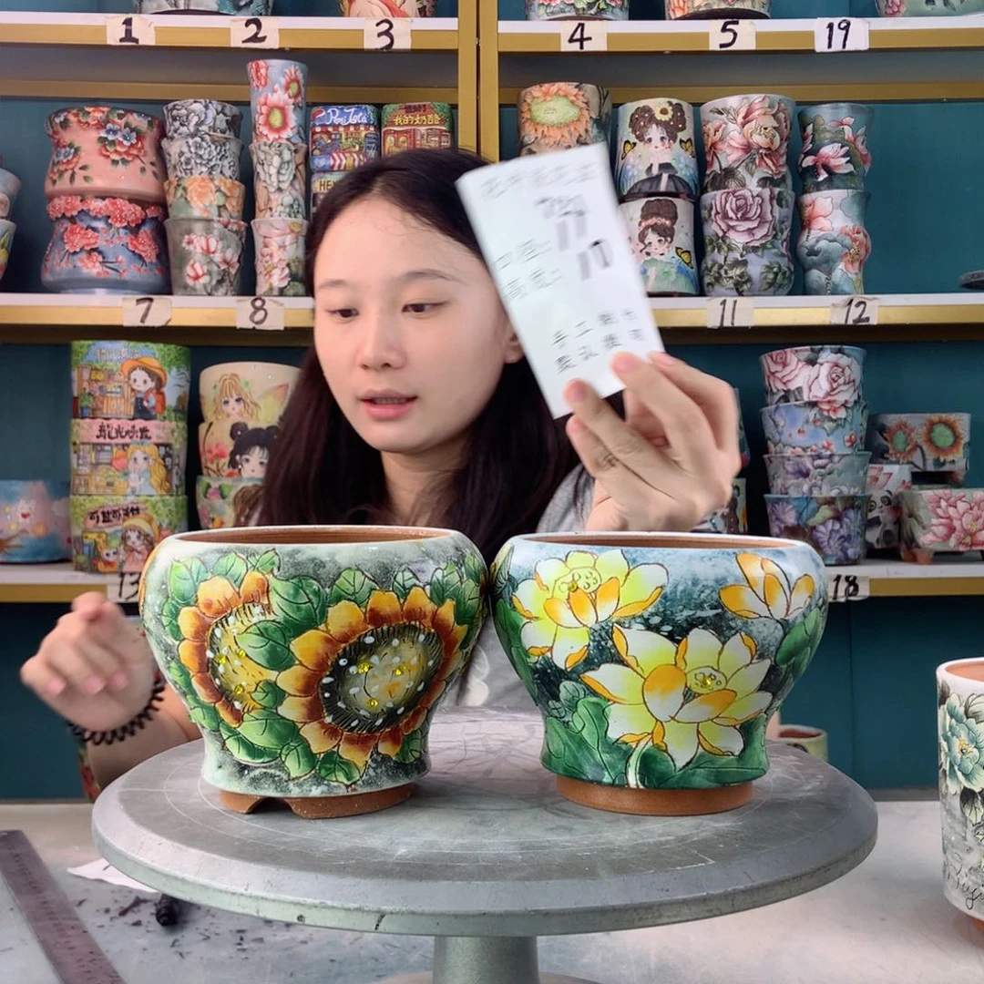 罐景德镇手工瑕疵721