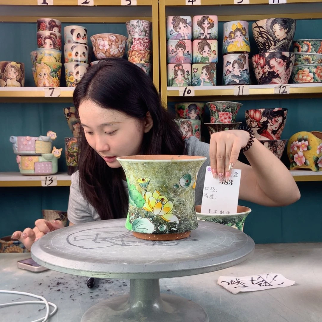 罐景德镇手工瑕疵384