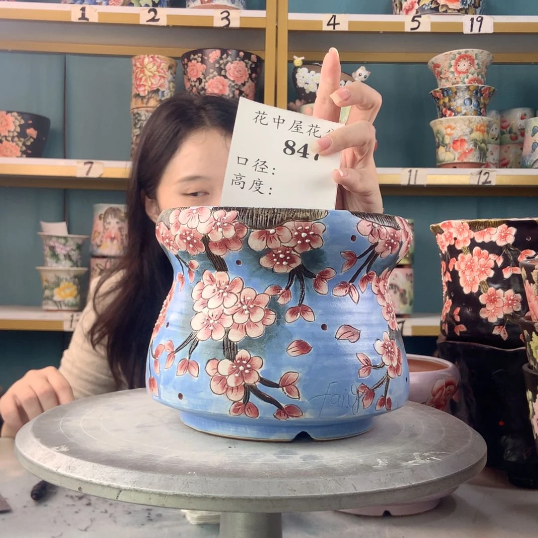 罐景德镇手工瑕疵847