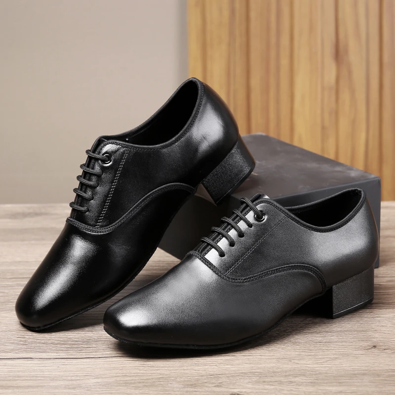 【开先生专属】男士真皮3.5cm跟广场舞鞋跳舞专用鞋