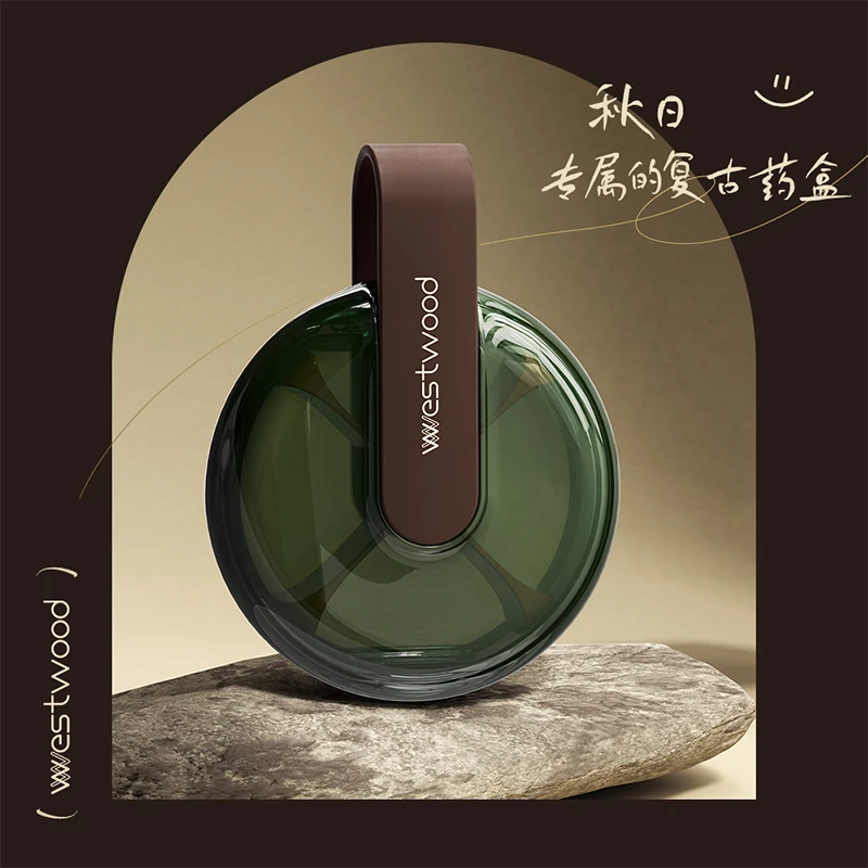 便携式药盒药品分装盒一周七天随身一日三餐迷你密封药片药物盒子