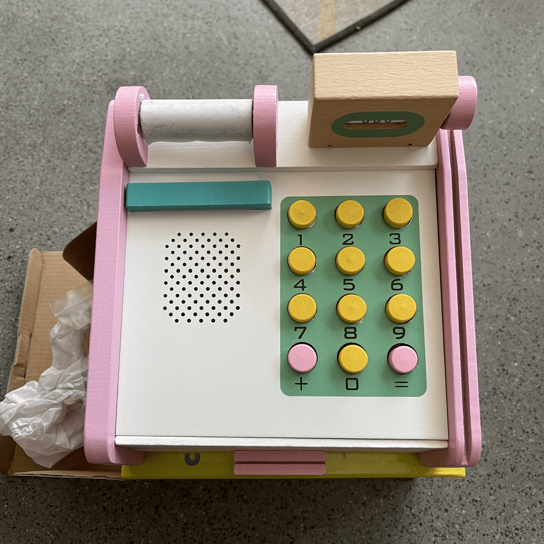 木质收银机 过家家玩具