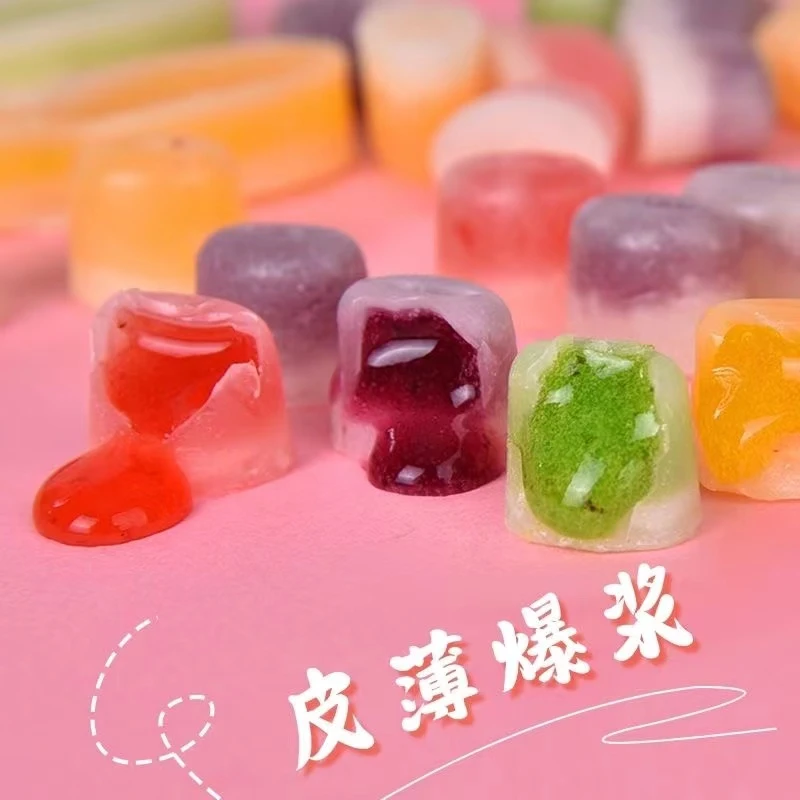 蜡瓶糖夹心爆浆同款正版可食用蜂蜡便宜爆款奶香网红解馋小零食糖