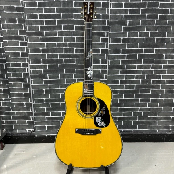 1帝王鸟复刻系列意大利云杉+东印度玫瑰木手工全单吉他