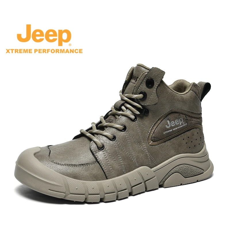 JEEP/吉普秋季新款品牌户外男士徒步运动舒适百搭防滑耐磨登山鞋