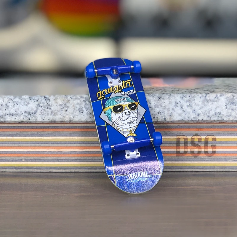 SK8CRIME X 翻team联名款手指板翻专业枫木浅凹双翘手指滑板