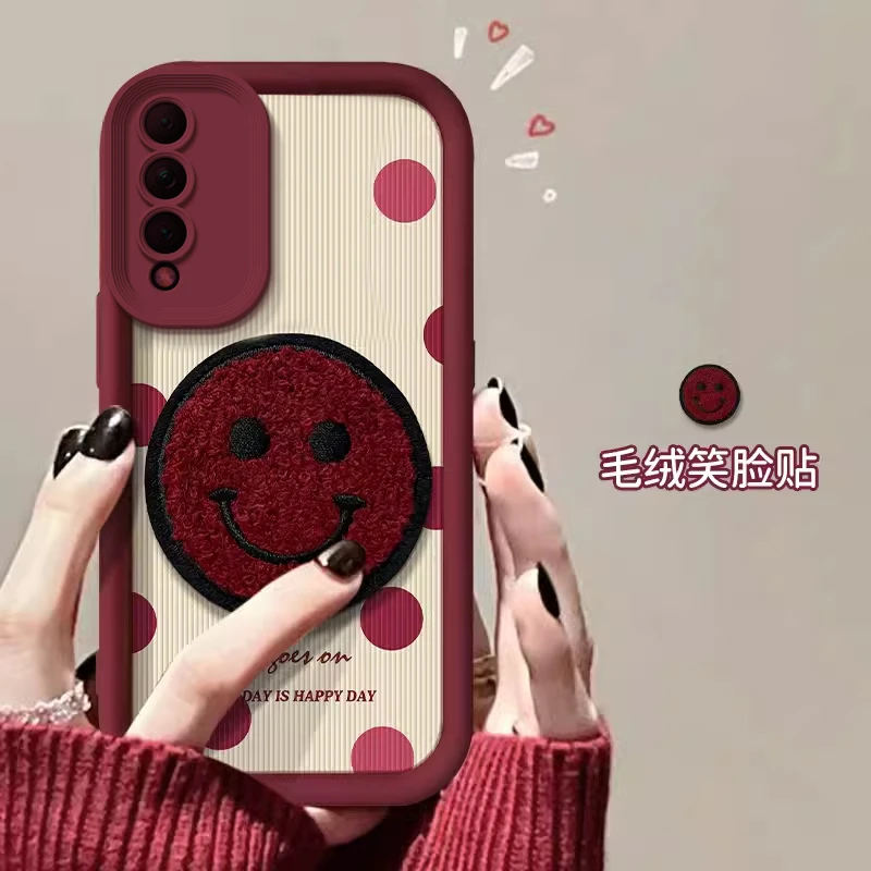 适用荣耀X20SE手机壳CHL-AN00潮时尚女硅胶软tpu软胶女小众红波点