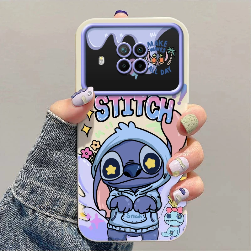 适用红米Note9Pro5G手机壳彩绘创意高级防摔个性女款全包男史迪仔