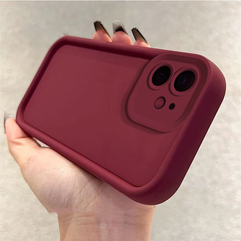 适用iPhone苹果12手机壳A2404硅胶卡通ins风男可爱防摔简约素材壳