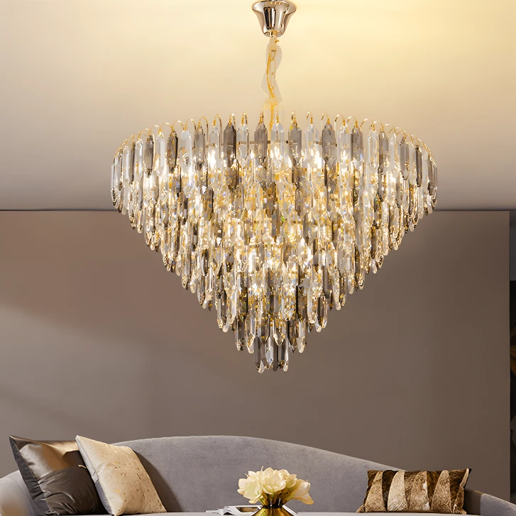 法式吊灯客厅水晶轻奢风餐厅高级感大气大厅主灯别墅豪华欧式创意