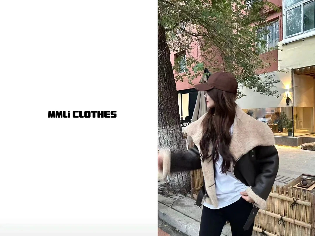 MMLi CLOTHES 设计师款皮毛一体外套 mm2163