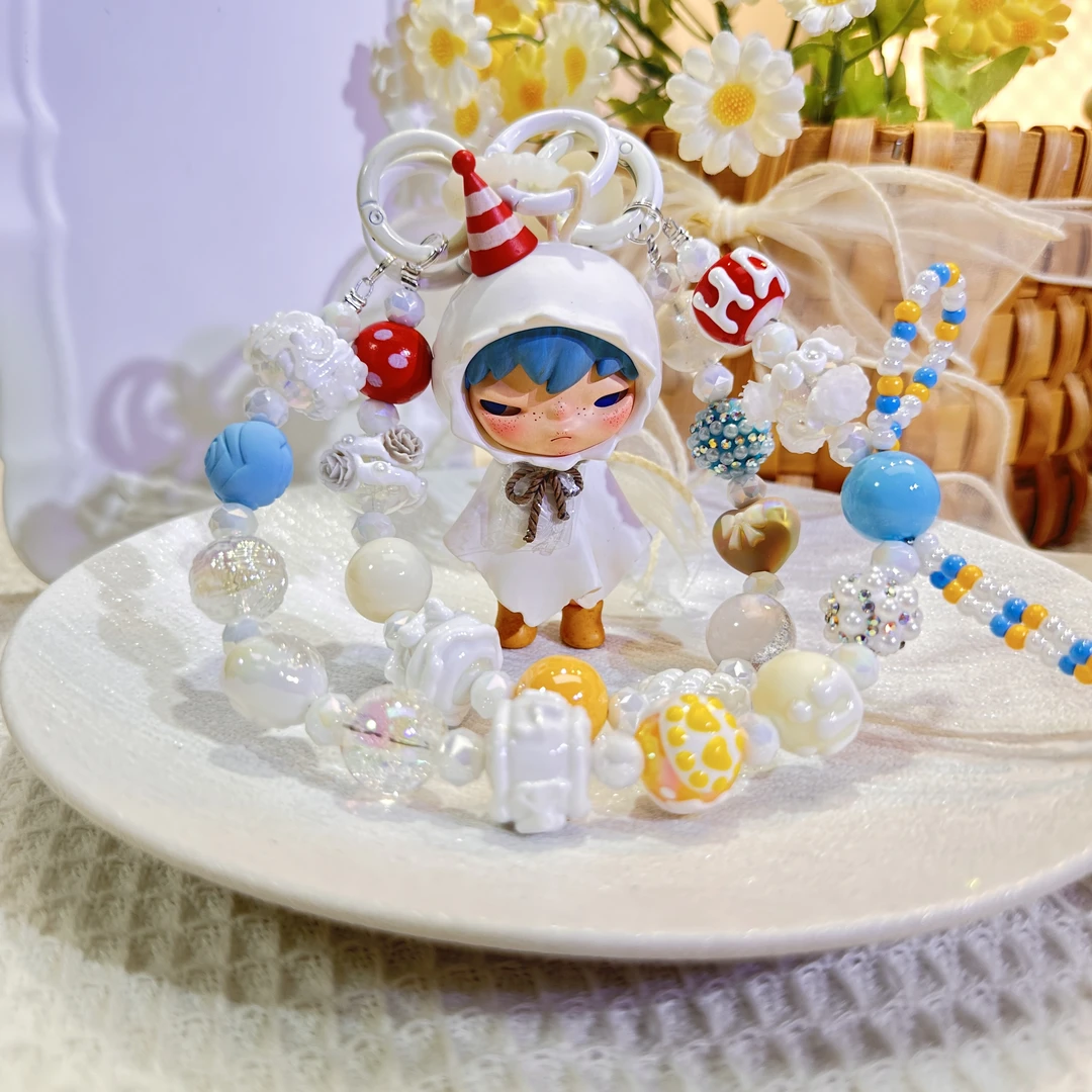 024-小野系列 大发重工手绘串链正版娃包挂车挂