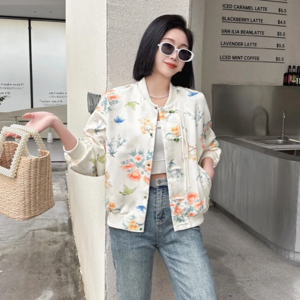 中式格调~新中式国风盘扣设计款外套 S5093