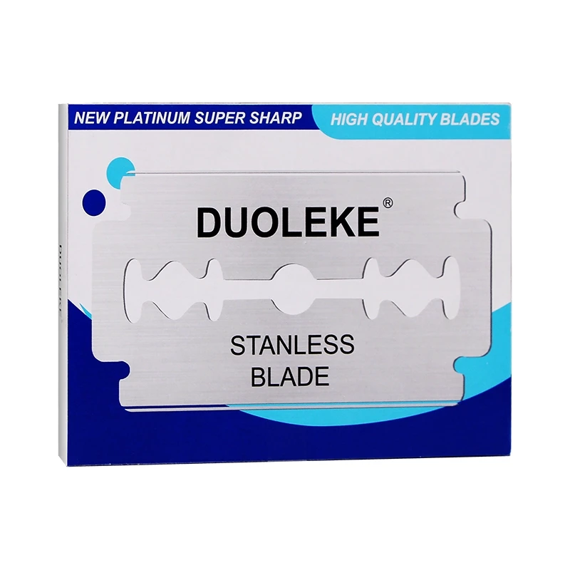 进口正品DUOLEKE维修双面刀片剃须刀片手工剃须刀片拆机片刮胡子