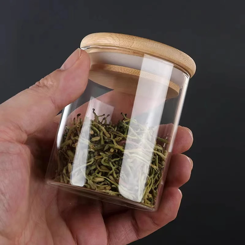 三只装家有玻璃瓶带盖收纳密封罐食品级透明加厚茶叶罐储存罐