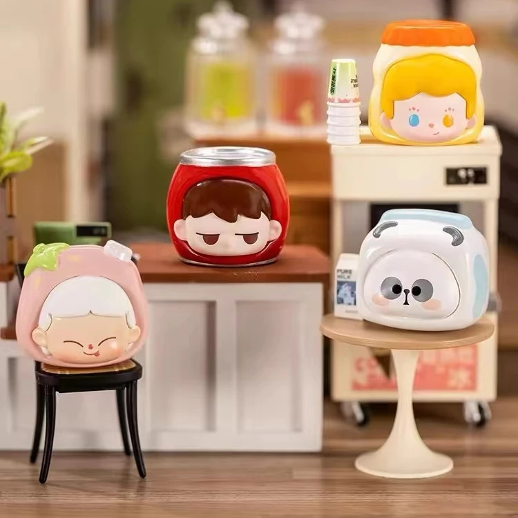 【拆盒】贴贴乐吃货小铺系列萌粒盲袋冰箱贴摆件
