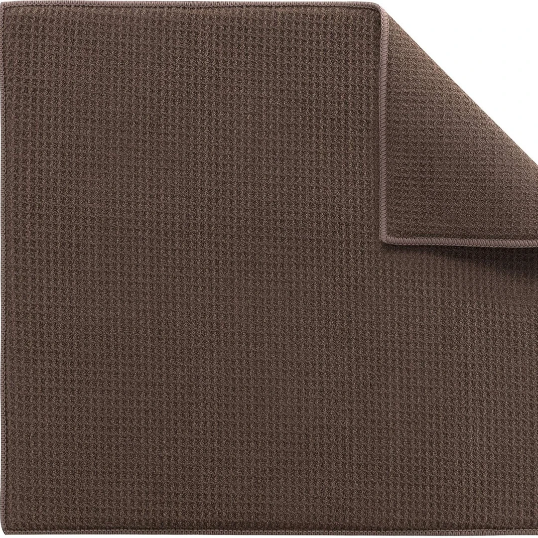 厨房用吸水性两面使用的超细纤维洗碗垫45厘米宽60厘米长家用加厚