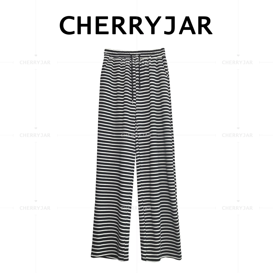 Cherryjar【合】（阔腿裤）阔腿裤春秋外穿宽松洋气舒适高腰运动卫裤
