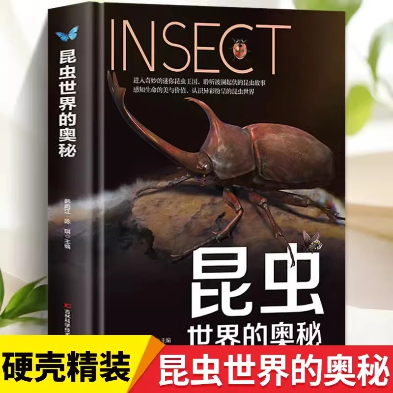昆虫世界的奥秘 正版精装硬壳昆虫百科知识十万个为什么儿童科普