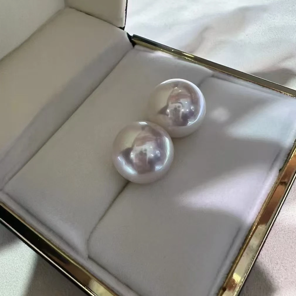 12-13mm18K金针澳白平替款爱迪生