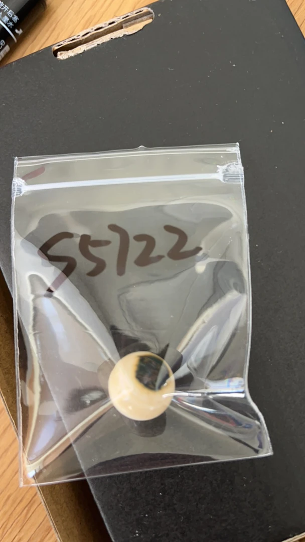 S5722 猛犸牙蓝眼睛单颗配饰