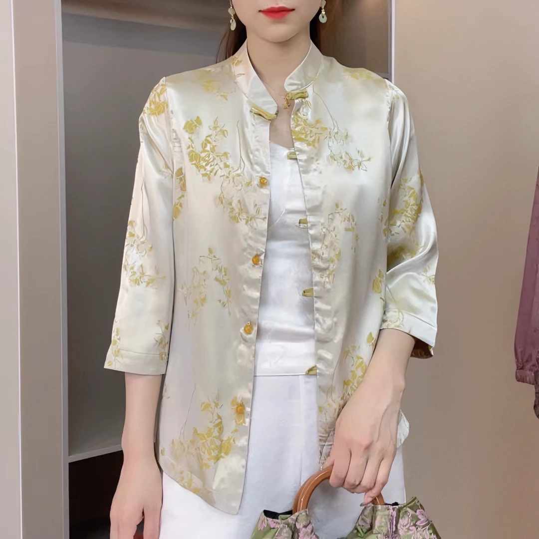 夏季新款时尚百搭休闲洋气气质遮肉显瘦宽松上衣女外套XH1938508