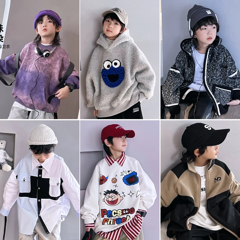 110身高儿童T恤，卫衣，外套，裤子 四季衣服合集