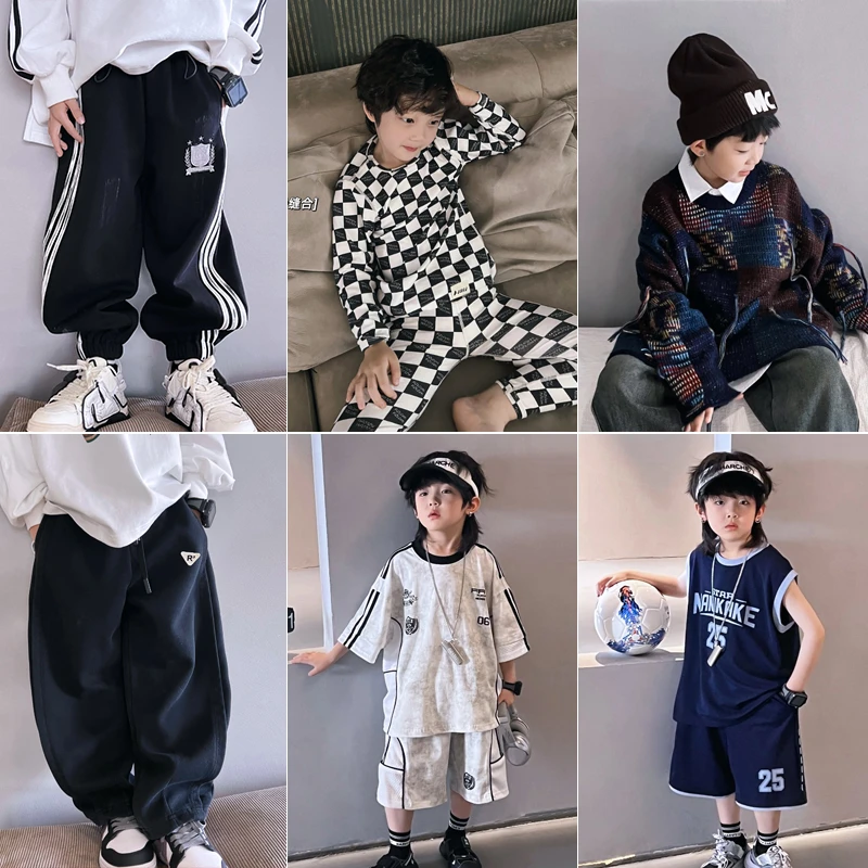 儿童装110身高春，夏，秋，冬季T恤卫衣/裤子/外套合集