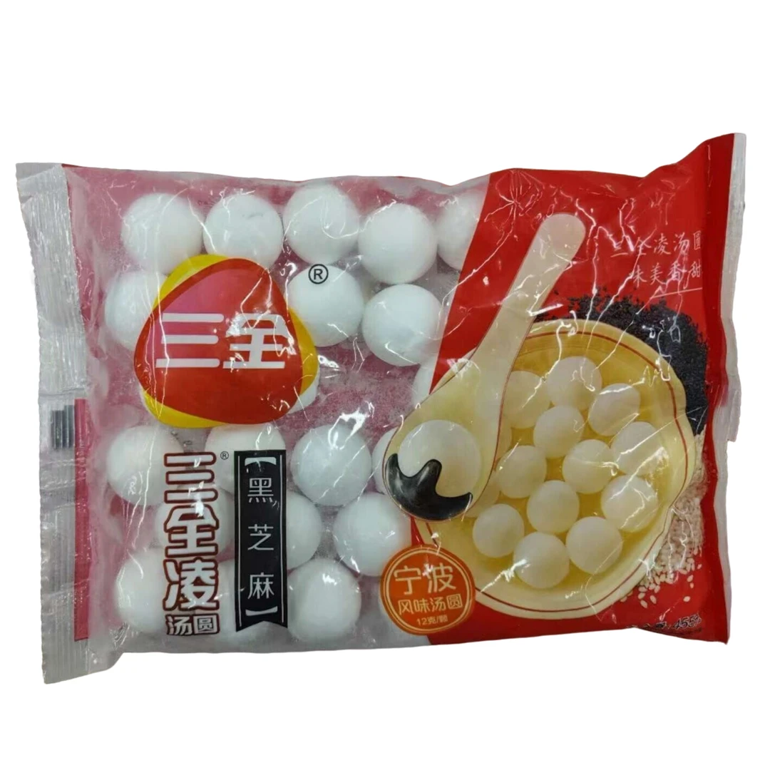三全汤圆455g（大黄米黑芝麻、花生、黑芝麻、黑糯米黑芝麻）