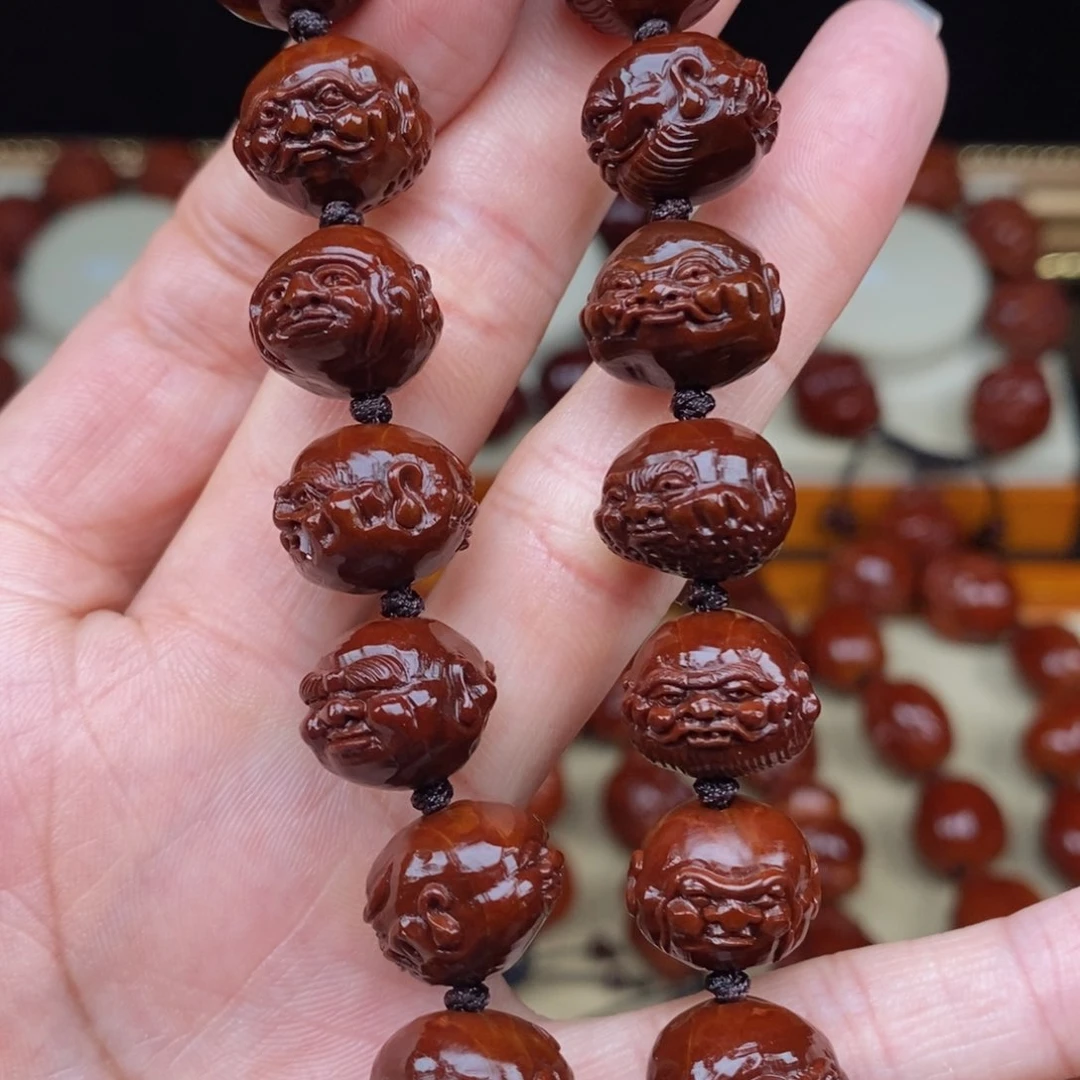 橄榄核吊坠四**王十八罗汉