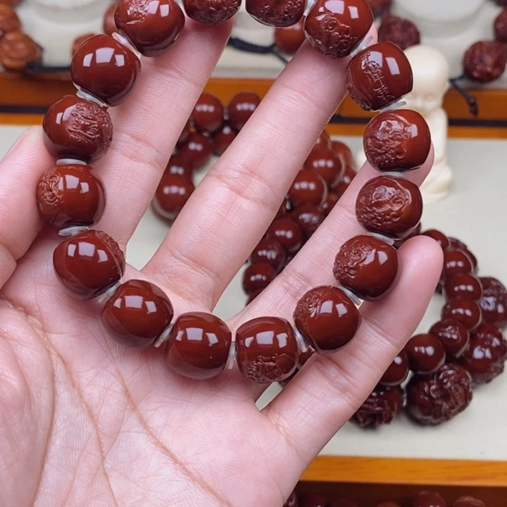 橄榄核吊坠不*货达摩达摩