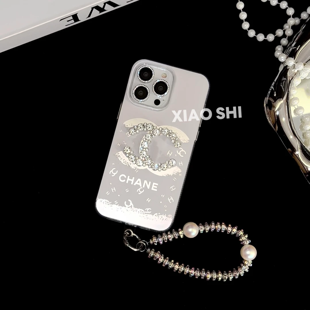 【高定款】潮牌轻奢烫银白色个性ins适用苹果16promax手机壳小众1
