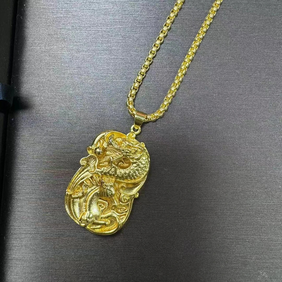 YY轻奢吊坠D74赠黑卡配链子