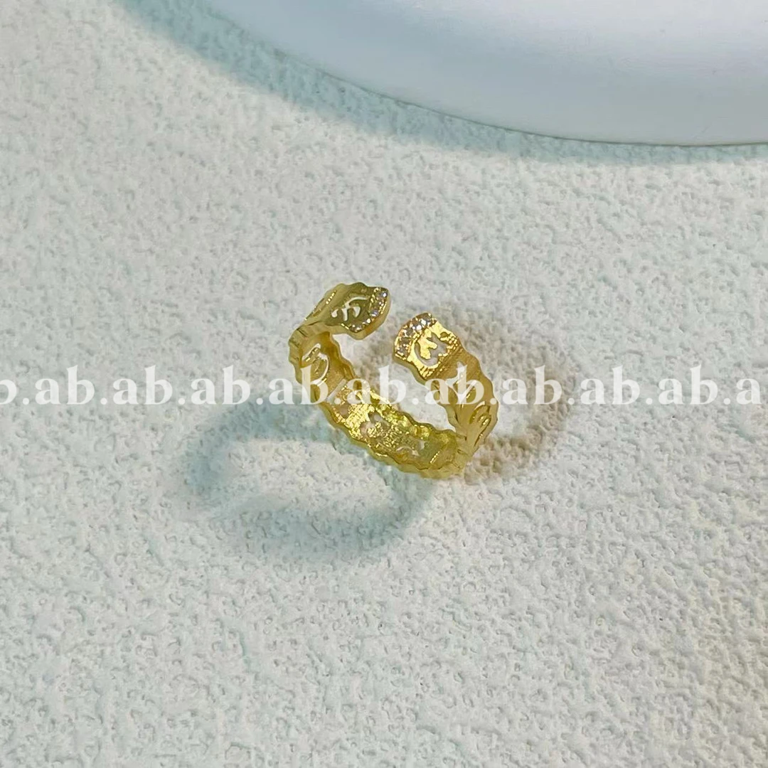 【鲸囍】无悠●18k金六字真言梵文戒指#8479