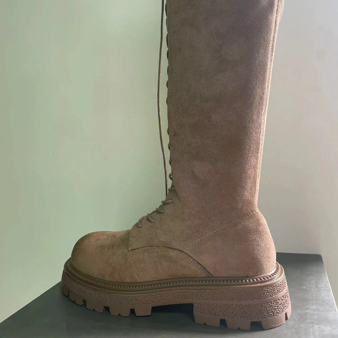 断码撤柜时尚百搭法式长筒靴11338B