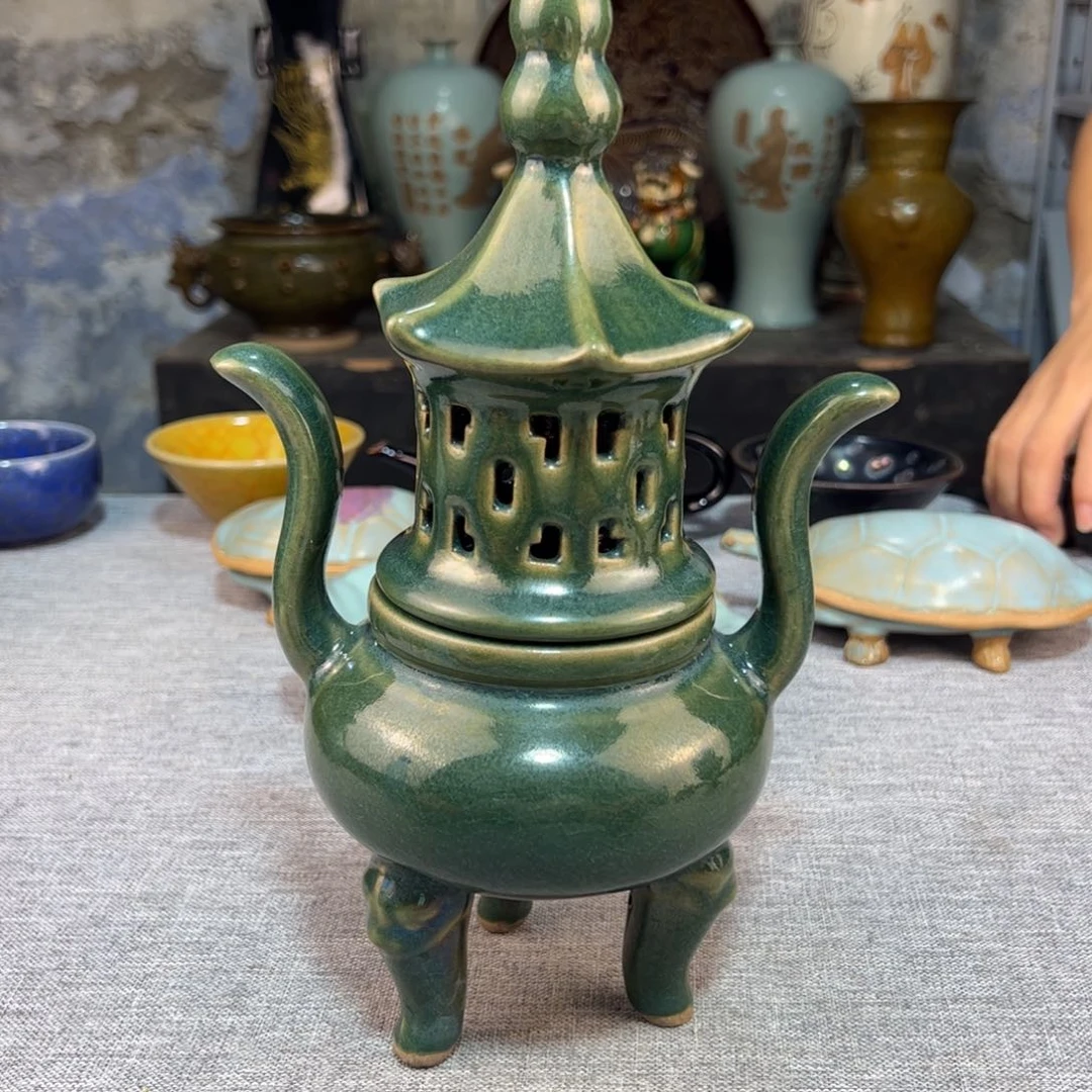 摆件瓷摆件，五大名窑