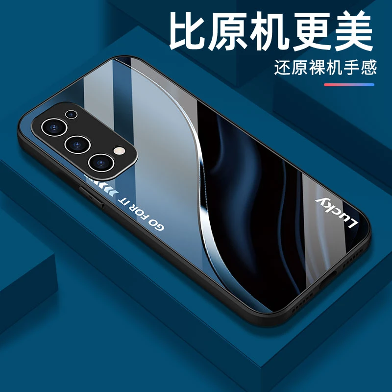 适用opporeno5/5k简约轻奢高档高颜值全包防摔网红手机壳