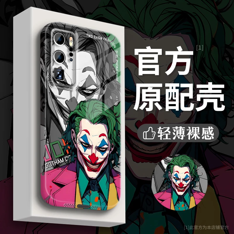 适用华为P40Pro诡笑小丑创意网红全包防摔新款潮牌手机壳