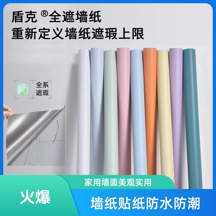 家用加厚贴纸高级感环保墙纸粘性墙壁防水防潮大面积全铺卧室墙面