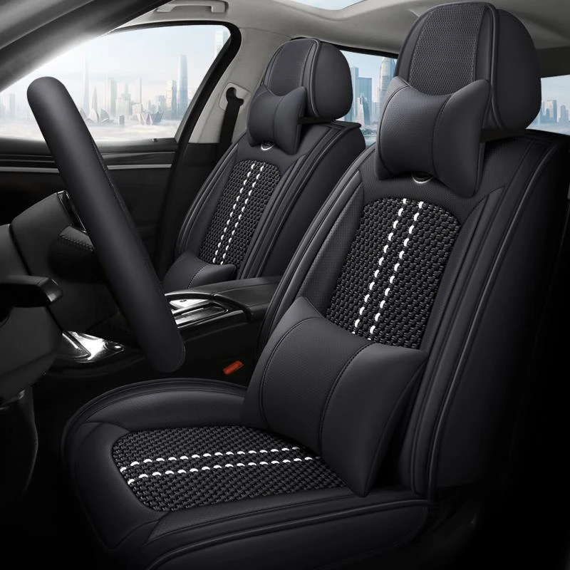 2017新款帝豪新远景坐垫全包围皮革座垫四季通用汽车座套座位套x1