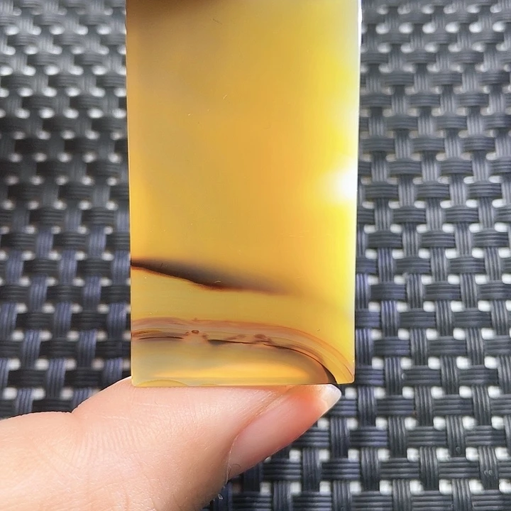 玛瑙/玉髓颈饰银S925镀金镶嵌双*