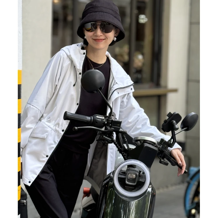 （YY推荐）多面优雅 休闲透气防风时尚宽松显瘦百搭纯色女士短外套